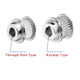 3M Timing Belt Pulley 20-38 Teeth BF/K Type Synchronous Wheel Bore 4mm-19mm