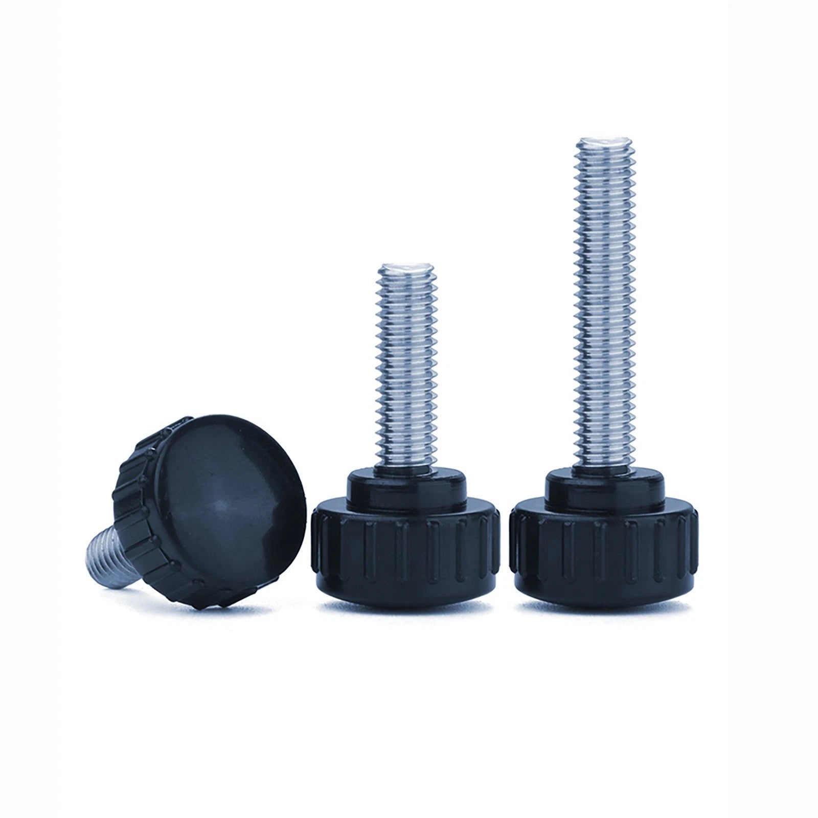 Zinc Thumb Screws with Plastic Handle — Adjustable Swivel Screws M3 to M10