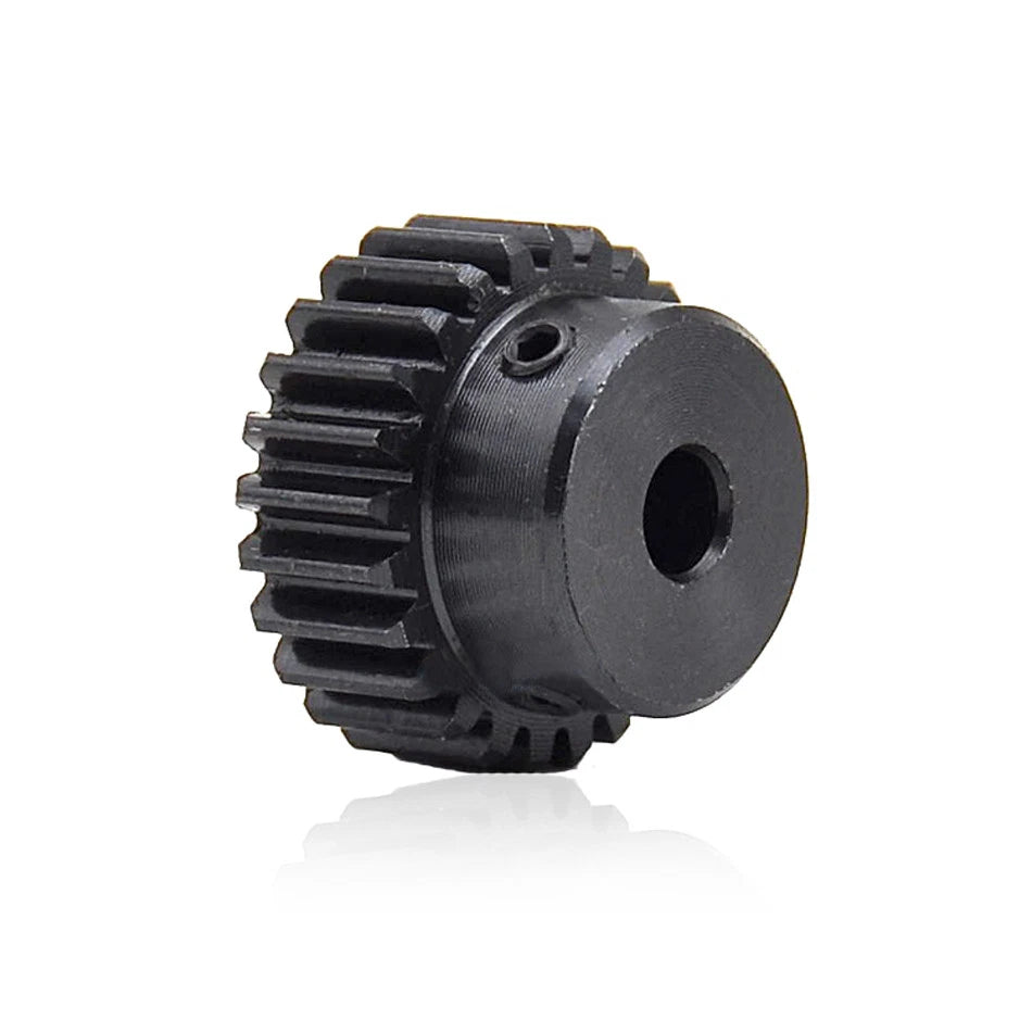 Steel Spur Motor Pinion Gear 1M17T Outer Dia 19mm Bore 4/5/6/6.35/8/10mm x1Pcs