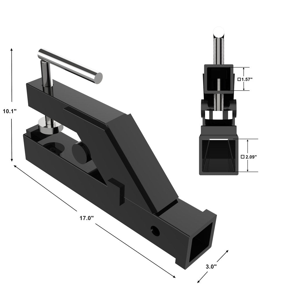 Clamp - on Bucket Hitch Receiver Attachments - HomeDIYer