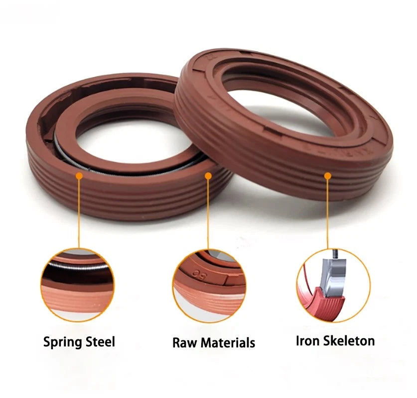 TC Double-Lip FKM Oil Seal — Rotary Shaft Sealing Ring, ID 48mm–50mm