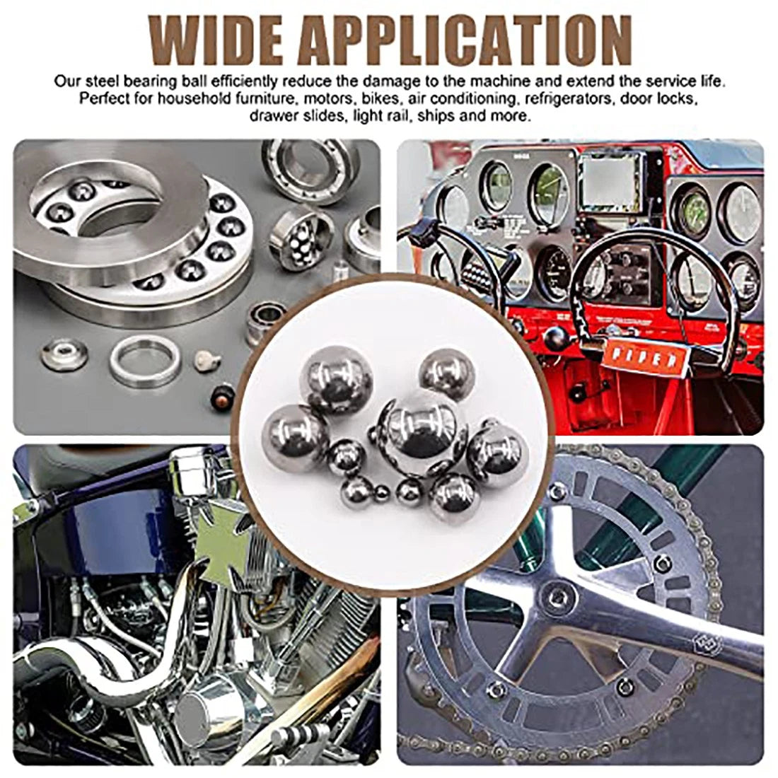 1mm~130mm High Precision Smooth Ball Solid Loose Bearing Balls bearings steel