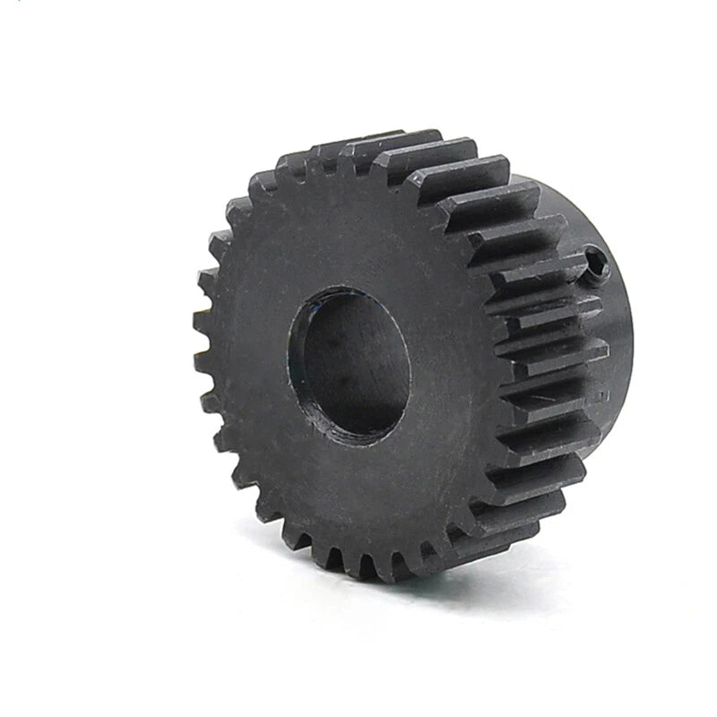1.5 Mod 45 Teeth Spur Gears Transmission Gear With Step 45# Steel Blackening