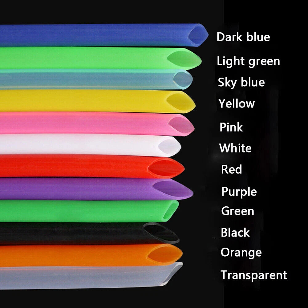 Food Grade Silicone Tube Color Hose Beer Vacuum Pipe Soft Rubber ID 1mm 2mm-8mm