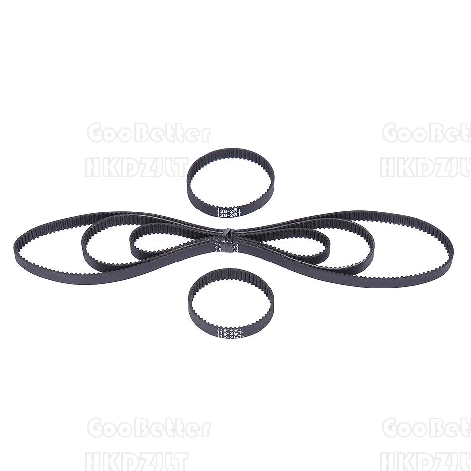 GT2 6mm Closed Loop Timing Belt 2mm Pitch for 3D Printer CNC Pulley