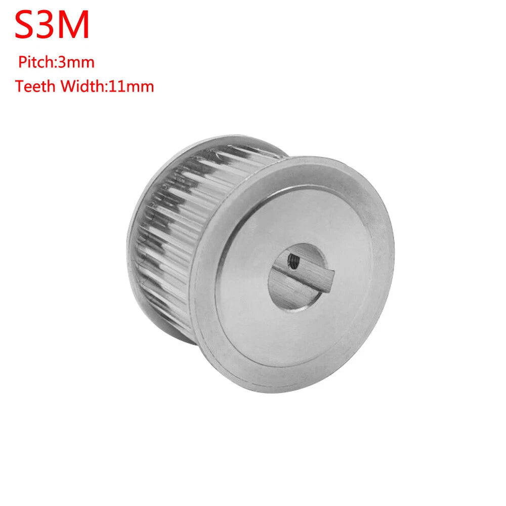 S3M 18-80T Timing Belt Pulley Pitch 3mm AF-type With Keyway CNC Drive Width 11mm