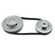GT2 6mm Timing Belt Tooth Idler Drive Pulley 16 20 48 60 80T Bore 3-14mm Pulley