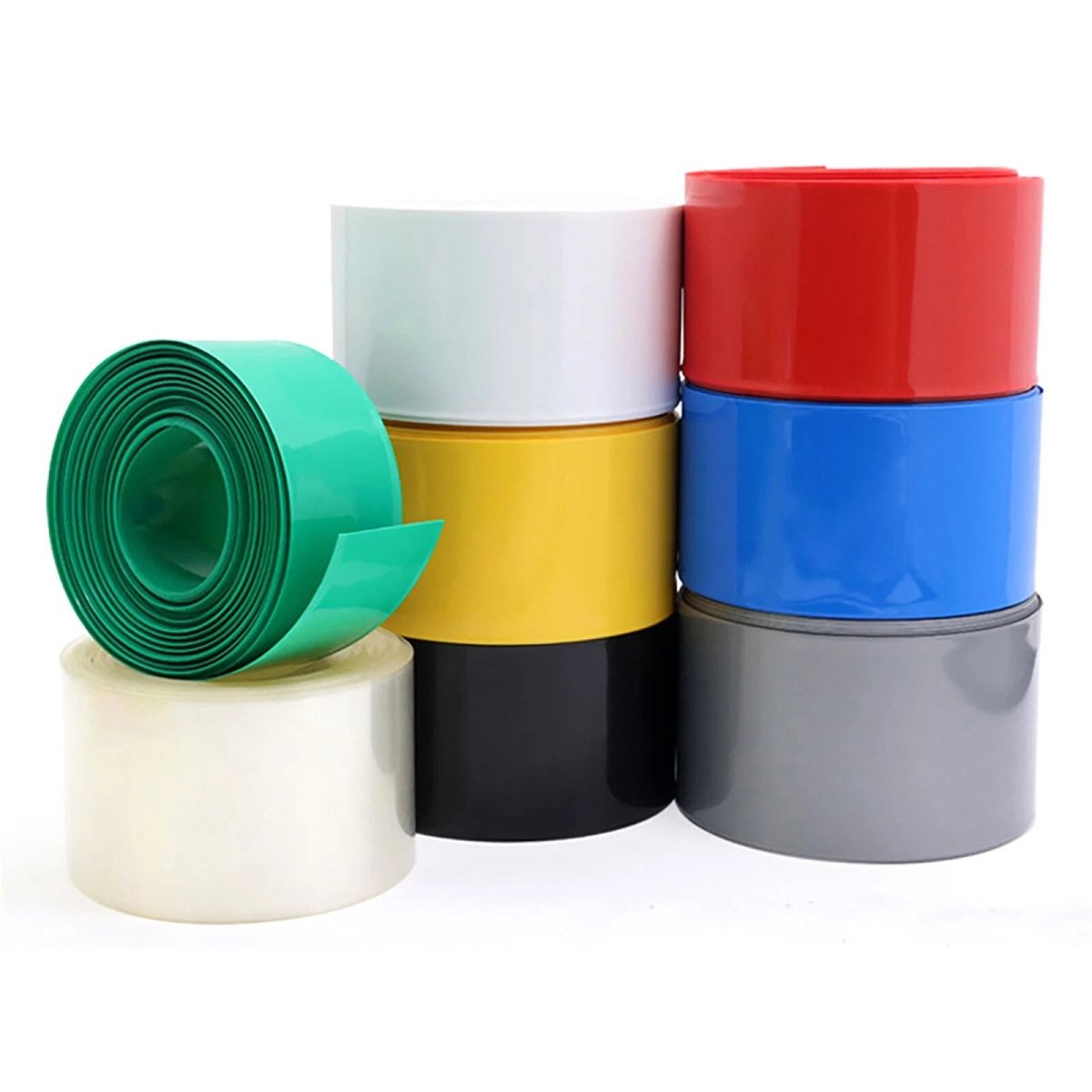 PVC Heat Shrink Tubing for RC Battery Packs – 7mm to 500mm, 4 Colors - HomeDIYer