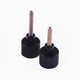 Knurled Thumb Screws M3–M10 | Black Aluminum Nut + Stainless Steel Rod