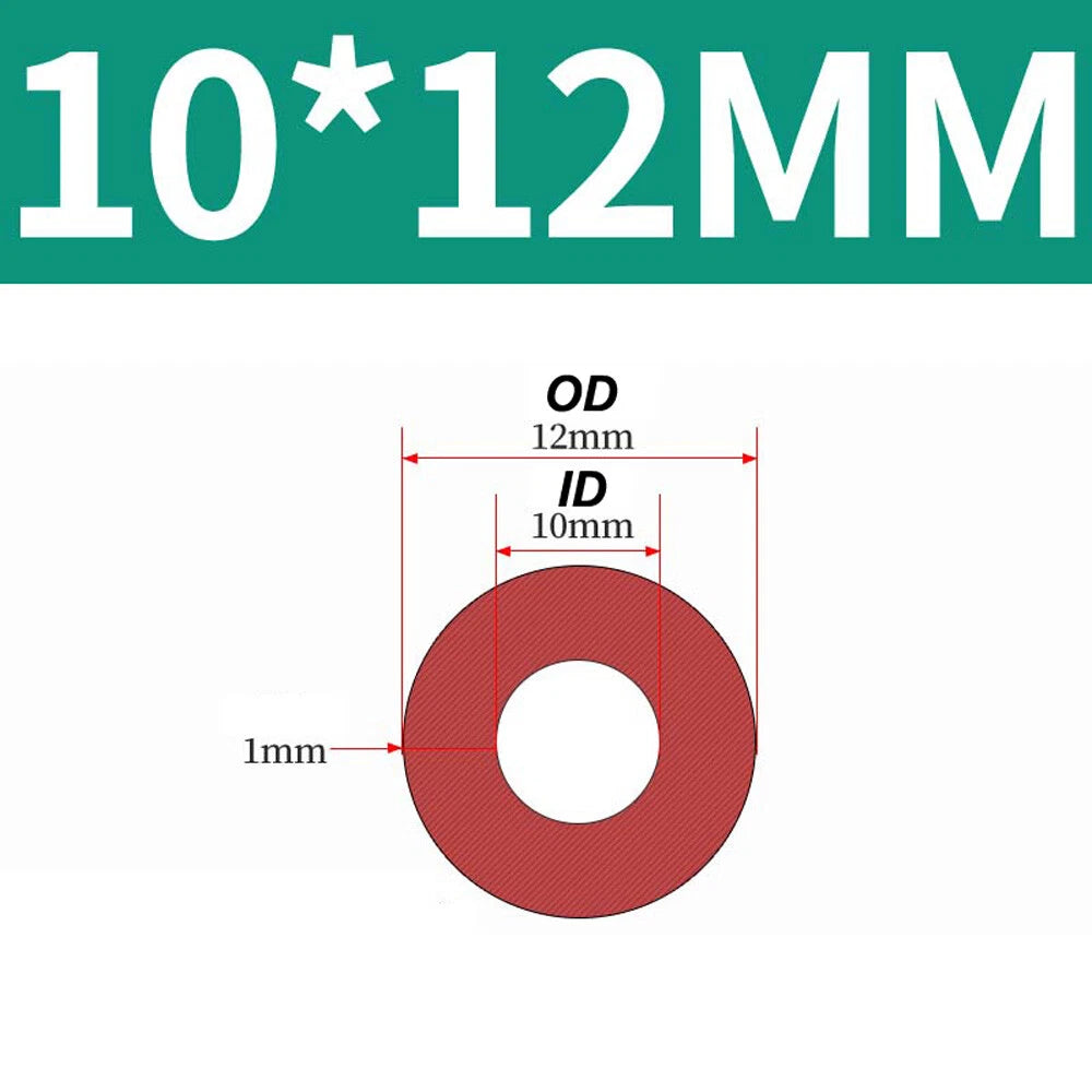 Red Silicone Vacuum Hose — Rubber Tube for Air, Water & Oil | 2mm–38mm ID