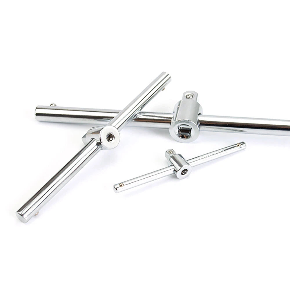 NEW Drive Ratchets 1/4" 3/8" 1/2" Sliding T-Handle Socket Breaker Bar Wrench