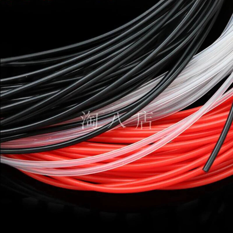 Food Grade Silicone Rubber Tubing — Flexible Hose for Brewing, Aquarium & Transfer (2x3mm / 3x4mm / 3x5mm)