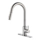 Touch Kitchen Faucet with Pull Down Sprayer Silver Black Gold