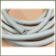 White Rubber Vacuum Tube — Laboratory Hose Pipe for Water, Oil & Fuel Line (ID 2–25mm)