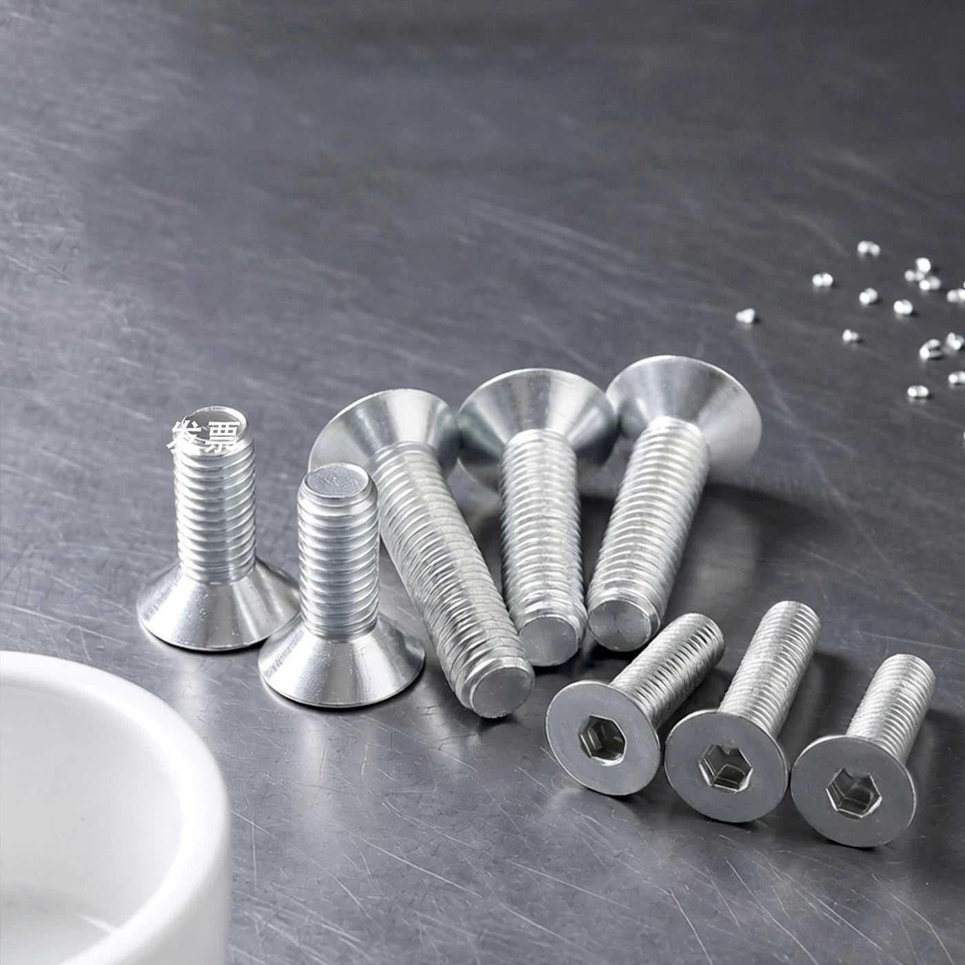6063 Aluminium Allen Socket Countersunk Screws DIN 7991 — M2 to M8