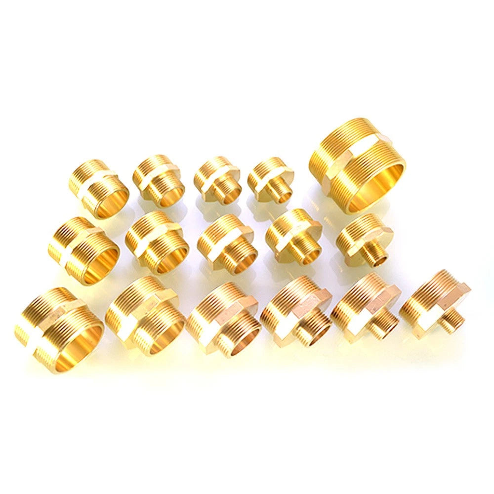BSP Male Thread Reducer Nipple — Brass Pipe Fitting Connector Adapter