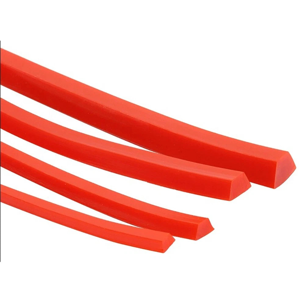 Solid PU V-Belt — Polyurethane Conveyor Drive Belt, Red Smooth, Y/M/Z/A/B/C/D Type