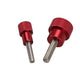 Red M3/4/5/6/8/10 Knurled Thumb Screws, Aluminum Handle + Stainless Thread Rod