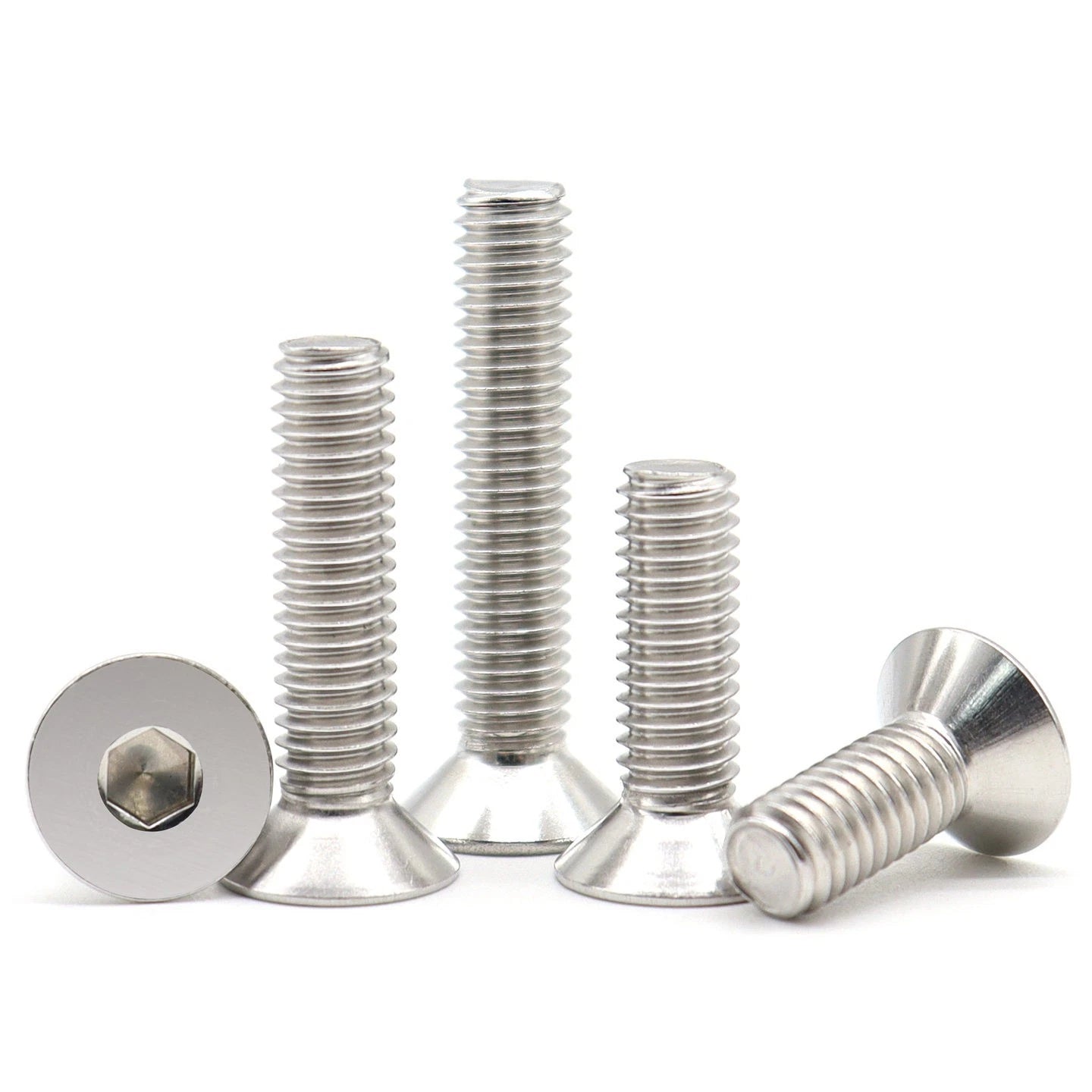 A2 Stainless Steel Socket Countersunk Screws – ISO 10642, M3 M4 M5, Fully Threaded