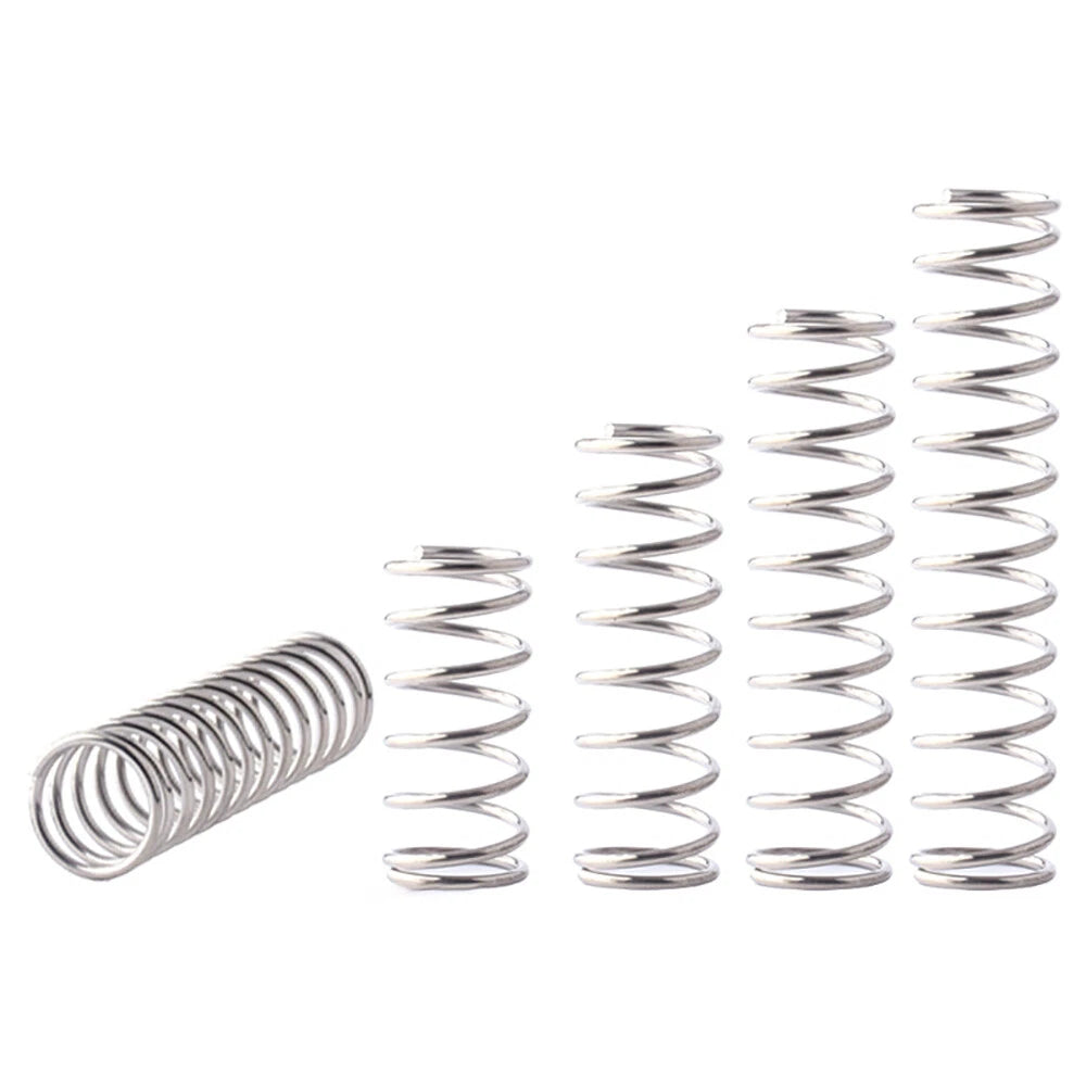 Compression Springs Wire Diameter 0.9/1mm 10-50mm Length Pressure Small 10pcs