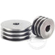 Cast Iron Drive Pulley 3-Groove 3B Flat For V Belt Pulley OD 80mm 90mm - 180mm