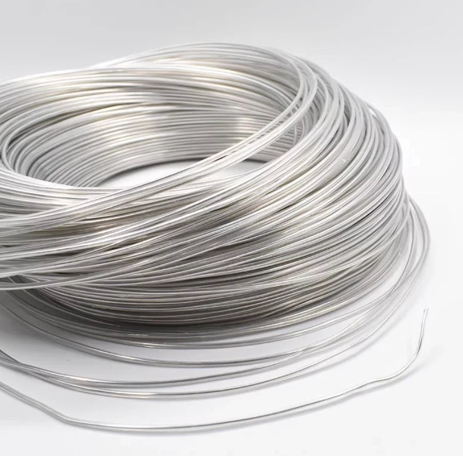 Metal Wire With Clear Rubber Cover Craft Florist Wire Modelling Bendy 1-2.5mm