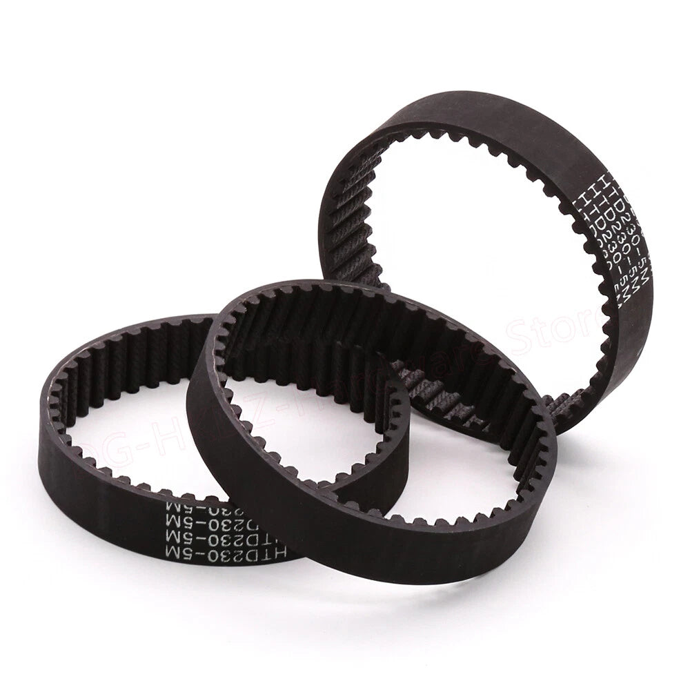 HTD 5M Closed Loop Timing Belt – 15mm Wide, 180–315mm Length