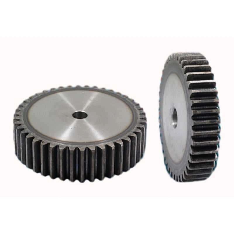 Module 5.0 Spur Gear Pinion Gears 45# Steel 10T to 38T Metal Spur Transmission