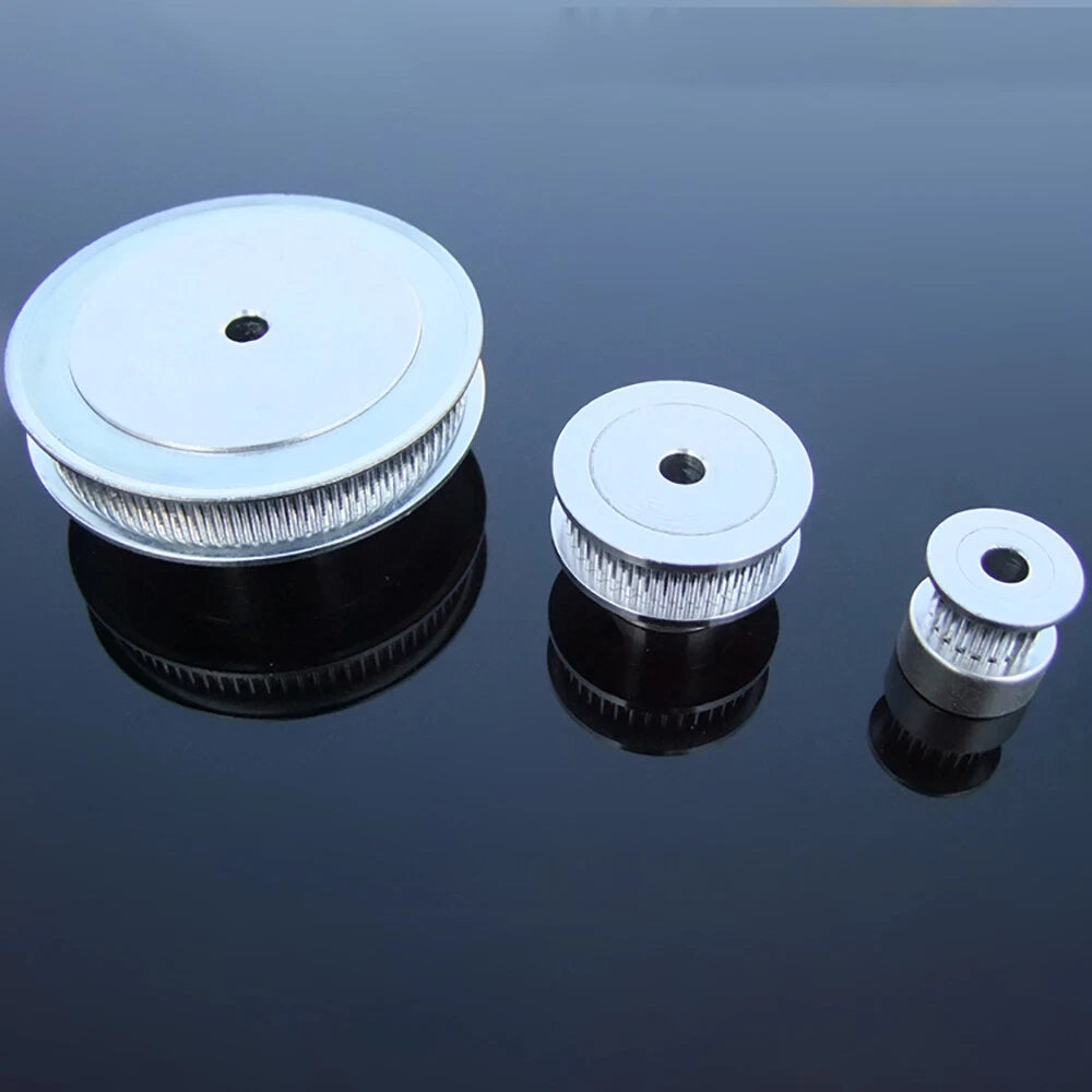 GT2 6mm Timing Belt Tooth Idler Drive Pulley 16 20 48 60 80T Bore 3-14mm Pulley