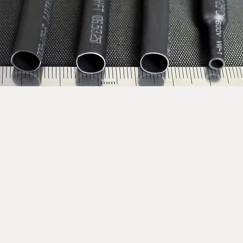 6.5mm Heat Shrink Tubing 2:1 – Black Electrical Wire Sleeve & Cable Wrap
