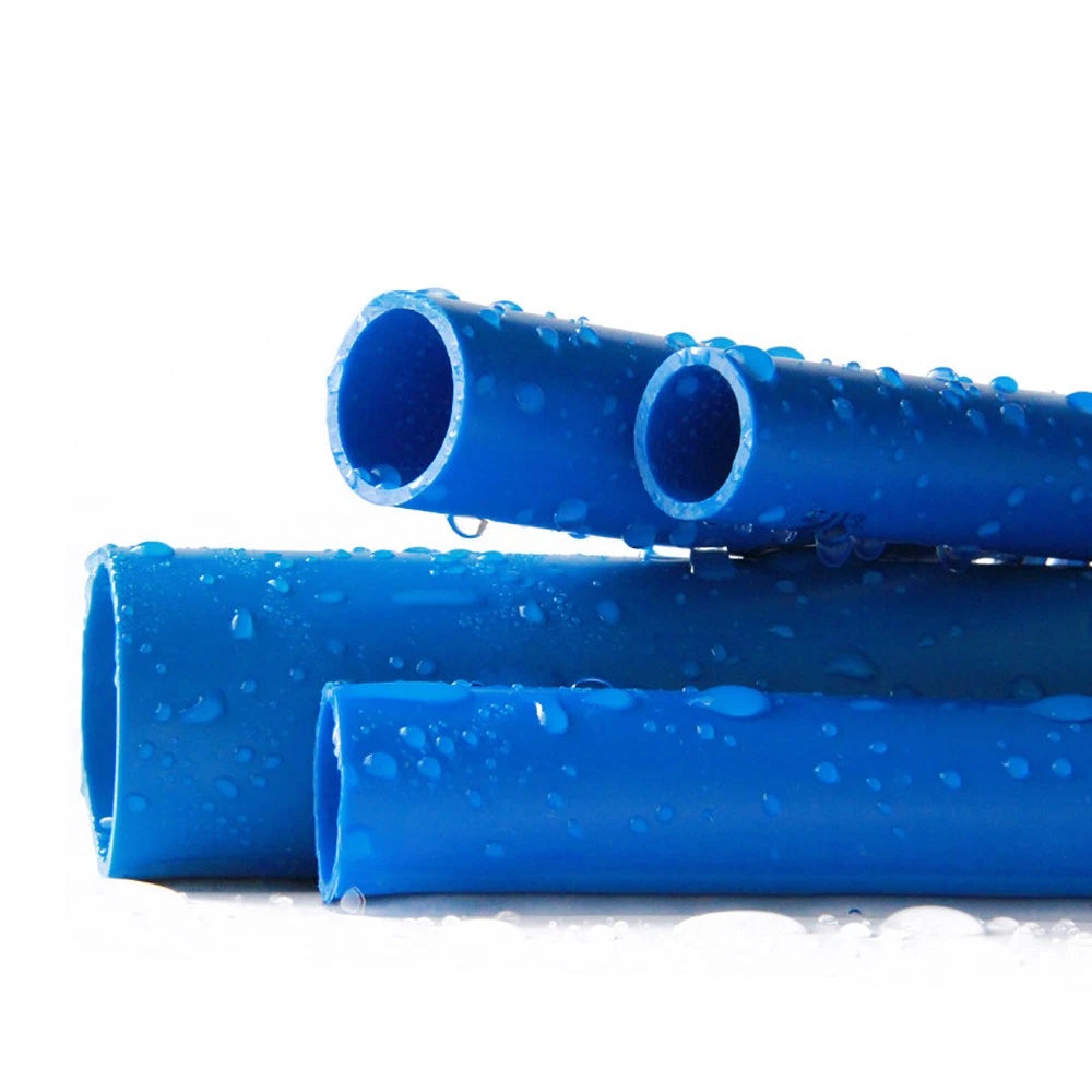 Blue PVC Solvent Weld Pipe 20mm–110mm | Plumbing Tube 200mm & 500mm Lengths