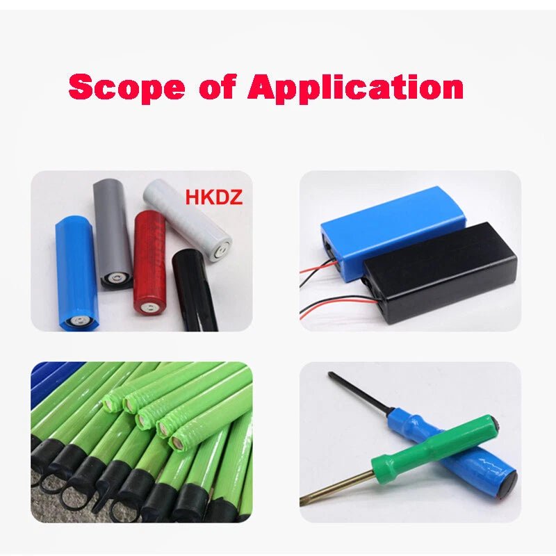 PVC Heat Shrink Tubing – Wide Flat Wrap for Battery Packs & Wire Insulation - HomeDIYer