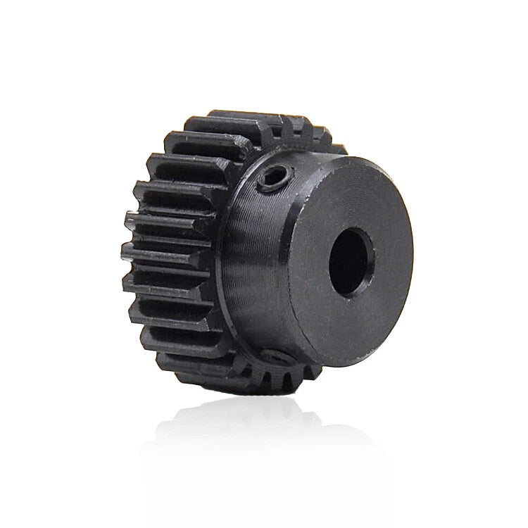 Mod 1 Steel Spur Gear 15 Tooth Bore 4/5/6/7/8mm Transmission Pinion with Screw