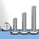 M2 M3 M4 M5 M6 M8 A4 Stainless Steel Phillips Pan Head Machine Screws – DIN 7985, Fully Threaded (4–80mm)