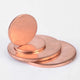 Brass/Red Copper Solids Discs Blanks Metal Round Sheets Thick0.3-6mm Dia 10-80mm