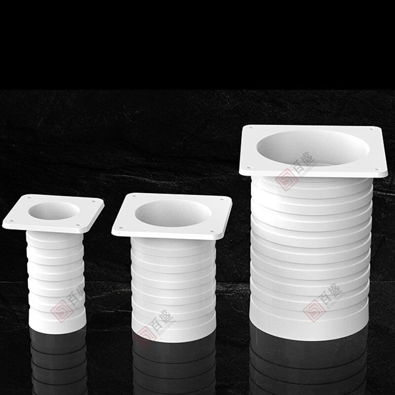 PVC Water Stop Joint Waterproof Sleeve Fittings Straight Drainage 50 75 110mm