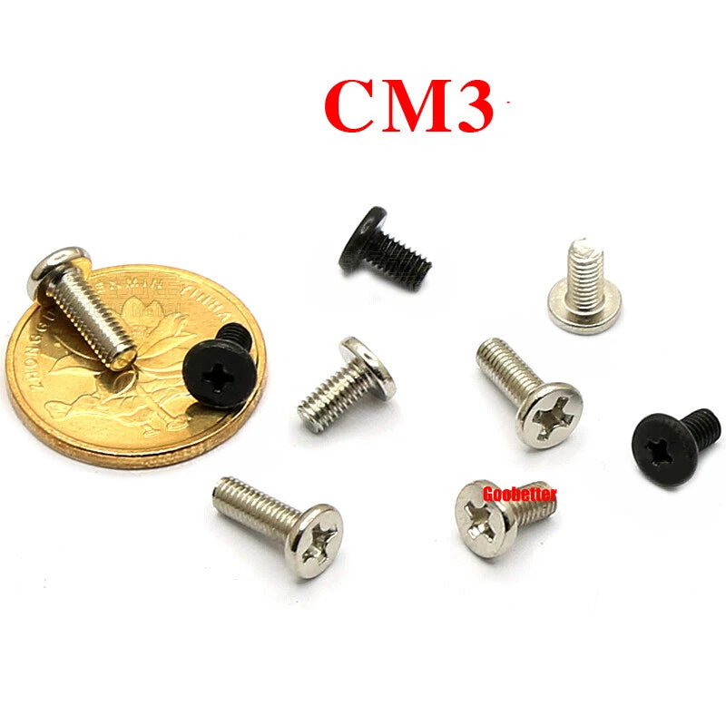 M3 Ultra Thin Wafer Flat Head Phillips Screws – Super Low Profile for Laptops & Electronics (3–6.5mm Thread Lengths)
