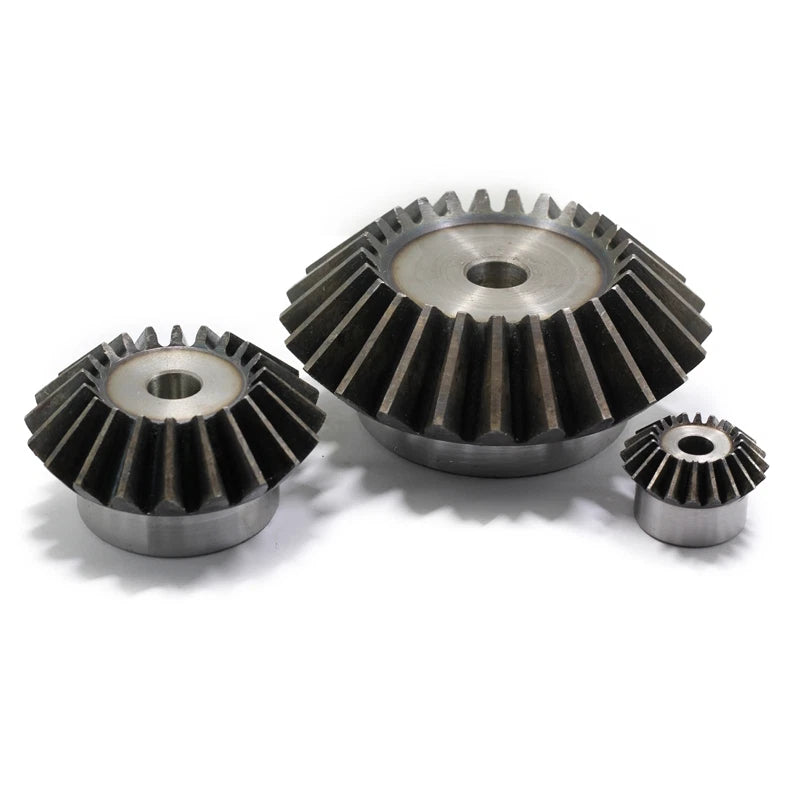 Bevel Gears 1 /1.5 /2 /2.5 /3 /4 Mod 15-40 Teeth 90 Degree Bevels 45# Steel Hard
