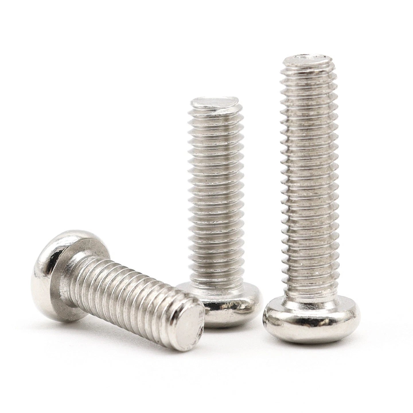 Nickel Plated Pan Head Phillips Machine Screws – ISO 7045, M1 to M4, Corrosion Resistant