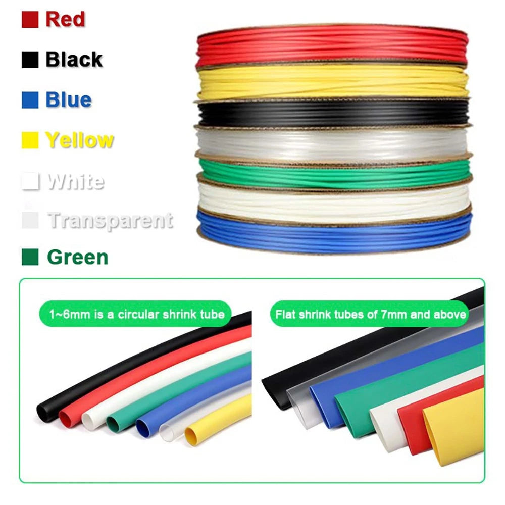3:1 Heat Shrink Tubing with Adhesive Glue Lined — 1.5mm to 65mm, Multiple Colors