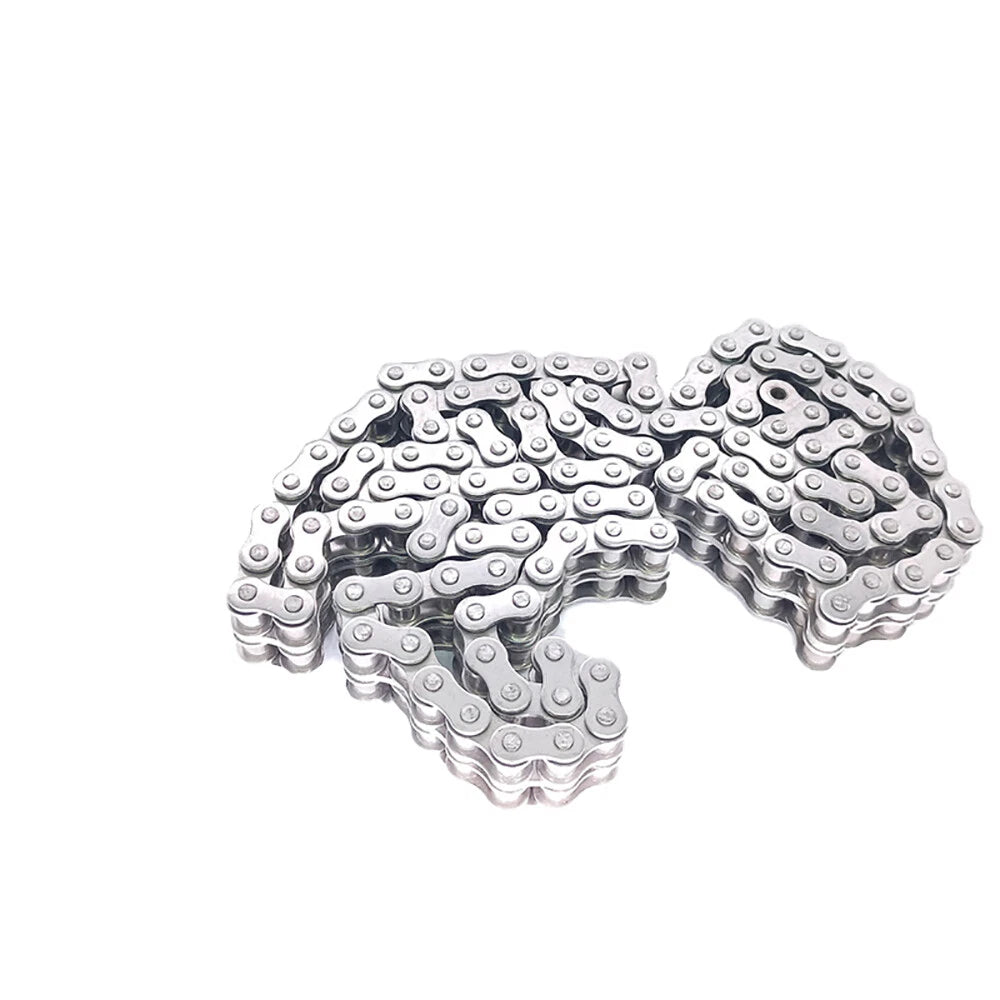 304 Stainless Double row Steel Drive Chain 1.524m 06B/08B/10A/12A-2 roller chain