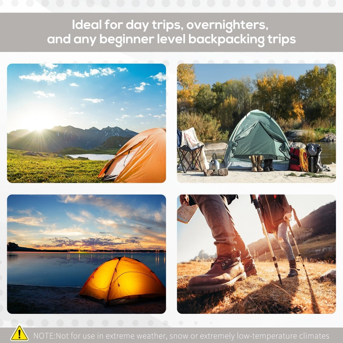2 - 3 People Pop Up Camping Tent Waterproof Automatic Instant Tent Portable Cabana Beach Tent with Rainfly, Carry Bag, Windows and Doors, Outdoor Camping Hiking Indoor - HomeDIYer