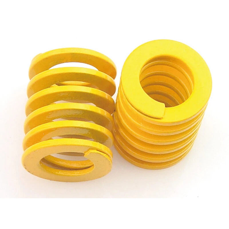 Die Compression Spring Heavy Load Duty Yellow 10/11mm ID 20-300mm Length