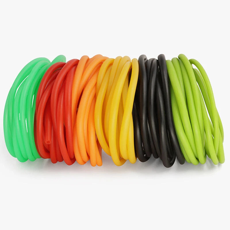 Natural Latex Rubber Tubing — ID 1.6mm to 6mm, Multi-Color, Cut-to-Length