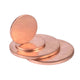 Solid Pure Copper Disc Blank Cut Round Sheet Plate Thick 0.5-3mm Dia 10mm-200mm