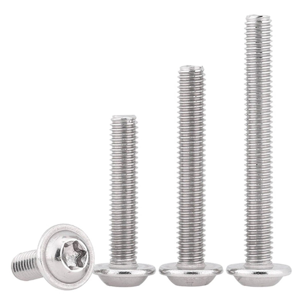 Torx Flanged Button Head Screws — 18 - 8 Stainless Steel, ISO 7380 - 2, M2 to M8 - HomeDIYer
