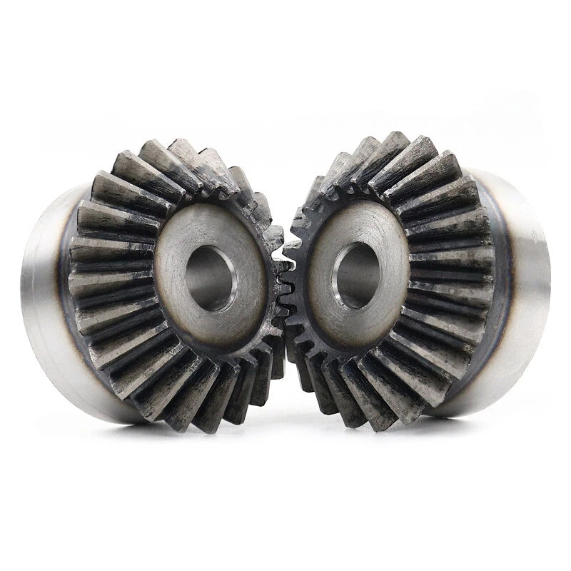 Bevel Gear 1-6 Mod 15T-40T 1:1 Ratio Hardened Teeth Technology Bore 45# Steel