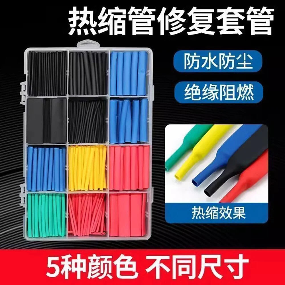 5:1 Heat Shrink Tubing Set – Waterproof Dual-Wall Insulation Sleeve Kit
