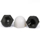 Nylon Hex Nut Covers M3–M20 – Protective Bolt Cap Set, Black & White