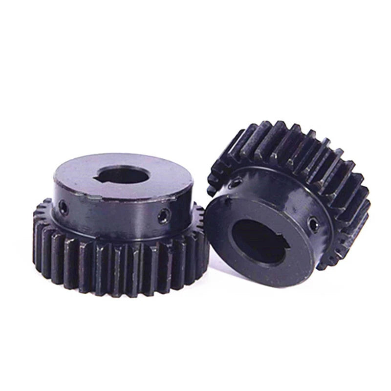 1.5 Mod Spur Gear 45#Steel Transmission Gear Teeth 12T~18T With Step Motor Gear